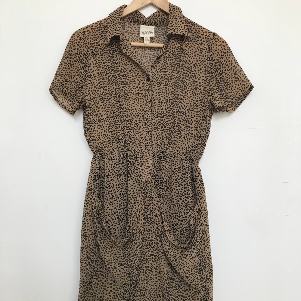YAYA Nom de Plume speckled dress